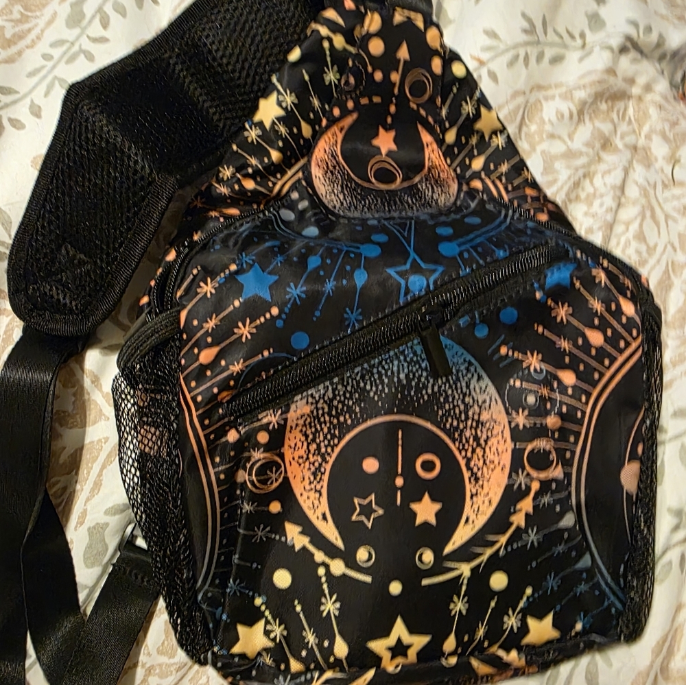 Celestial Print Sling Bag BRAND NEW
